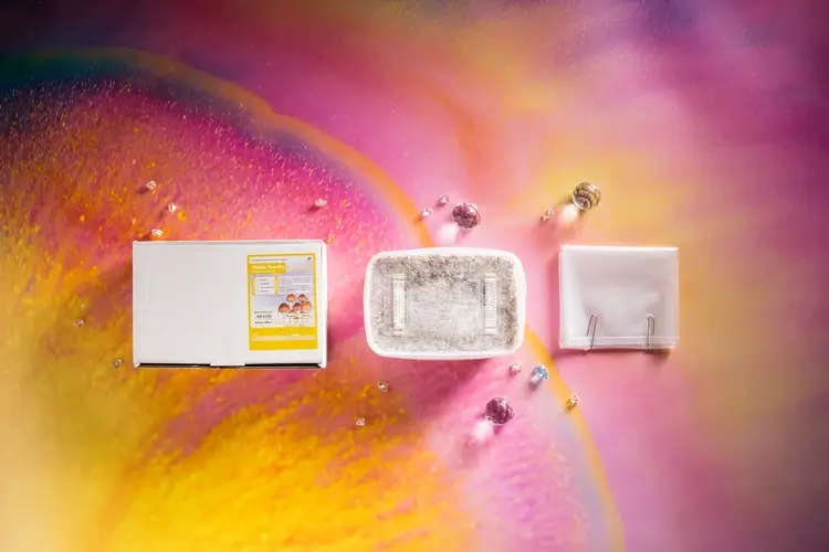 Growkit storage in a refrigerator